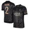 Maillot de Supporter Paris Saint-Germain Hakimi 2 Troisième 2023-24 Pour Homme